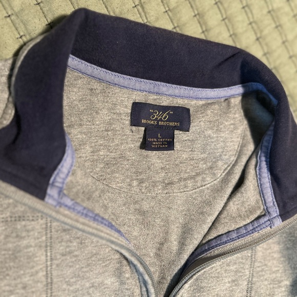 Men’s Large Brooks Brothers Quarterzip Pullover - Picture 4 of 4